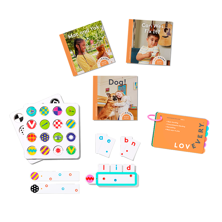Reading Skill Set, Box 1, K to 1st grade